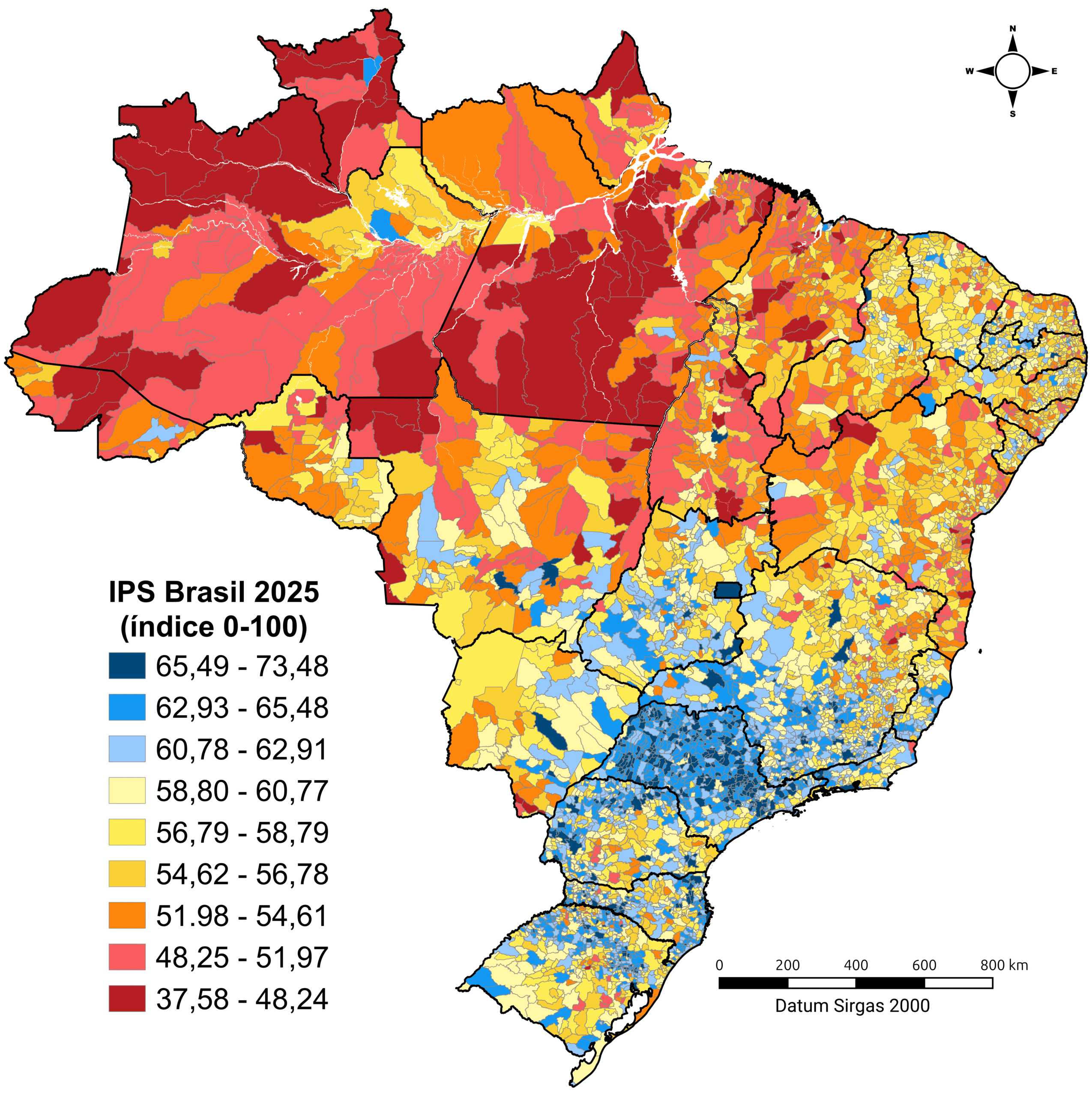 Índice de Progresso Social – Brasil – 2025